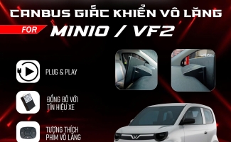 COMBO MẶT DƯỠNG VÀ GIẮC CANBUS KHIỂN VÔ LĂNG GBA